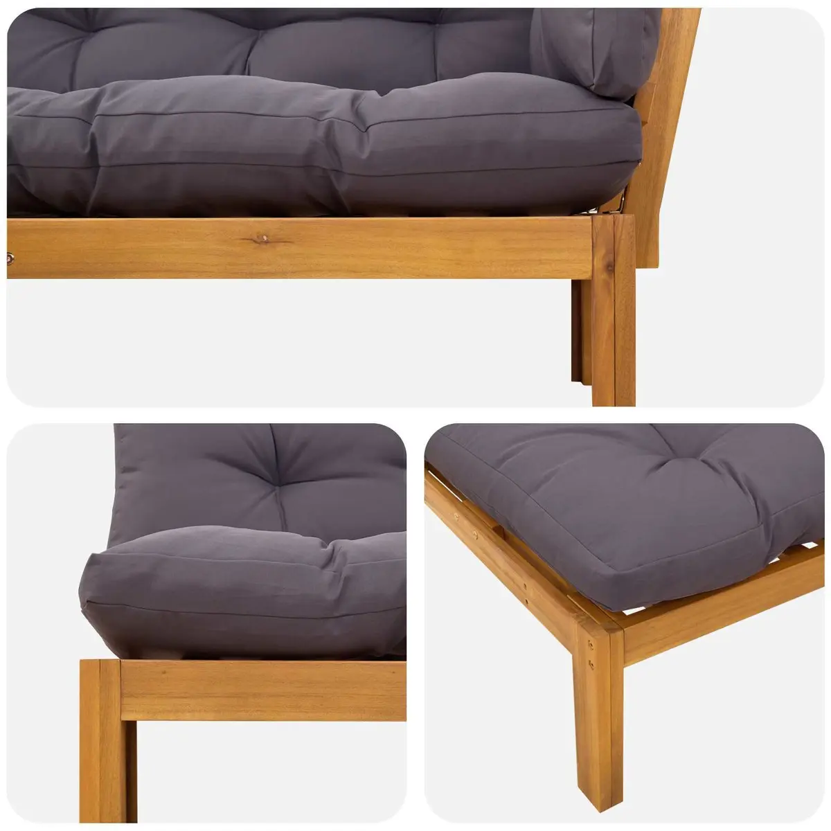 Corner Sofa Unit for Outdoor and Indoor Use