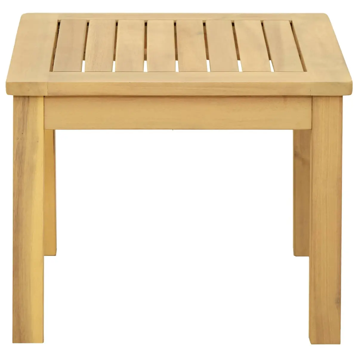Coffee Table Solid Acacia Wood 45x45x36cm Brown