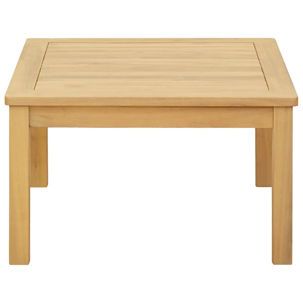Solid Acacia Wood Coffee Table for Indoor and Outdoor