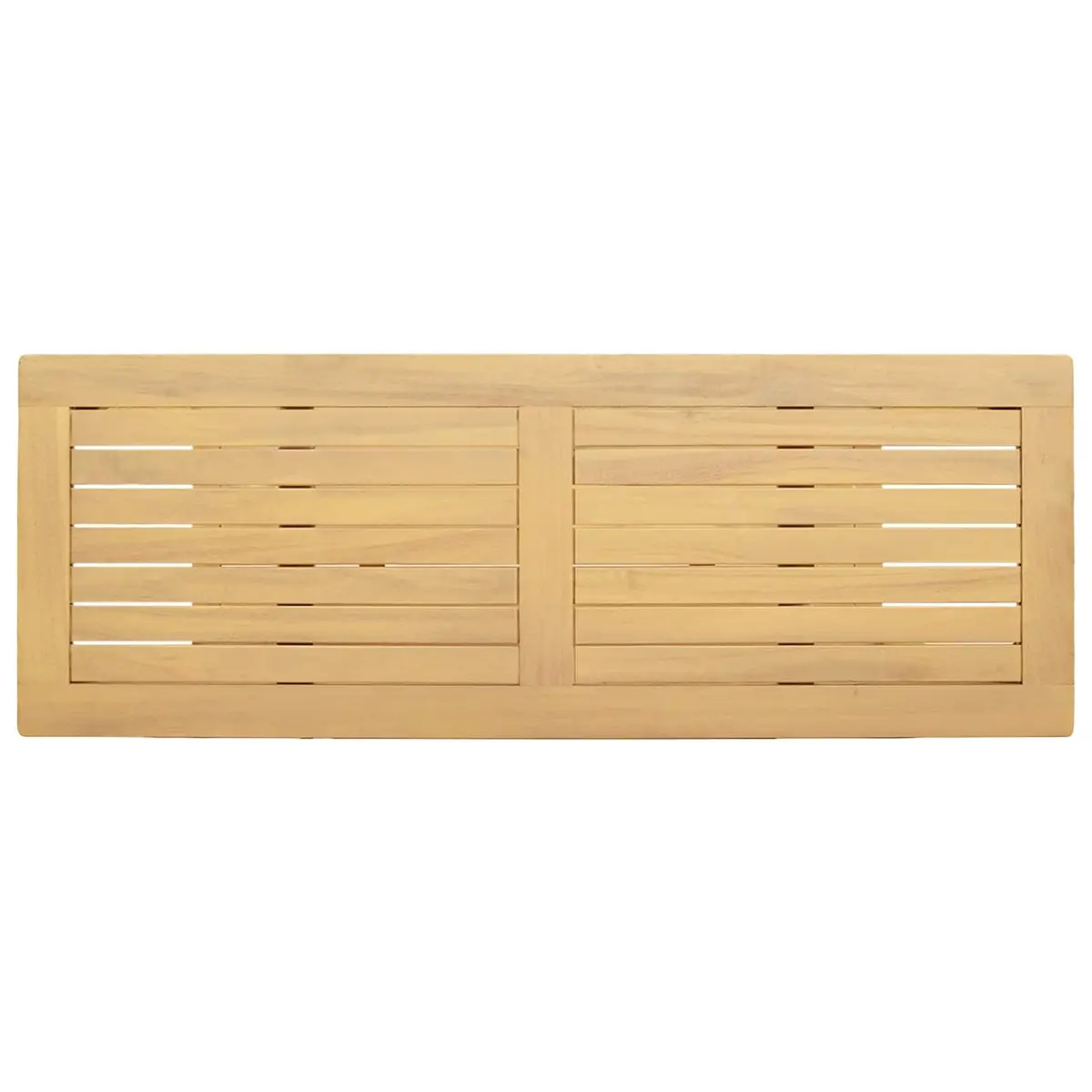Solid Wood Garden Console Table for Outdoor Display