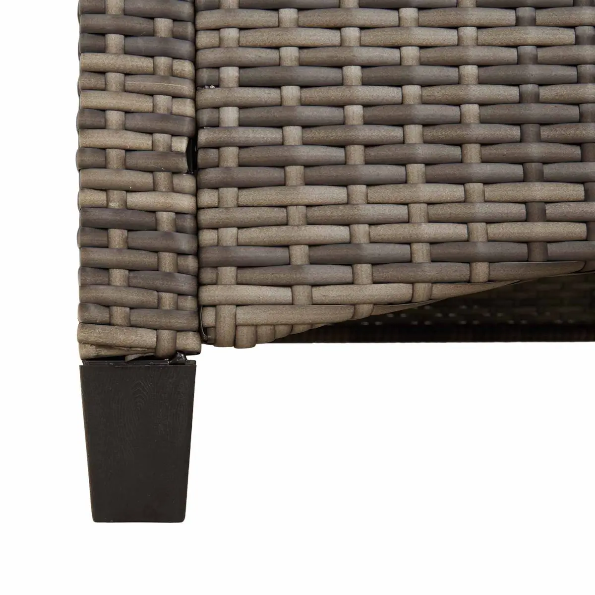 Adjustable Backrest Garden Bench with Pillow
