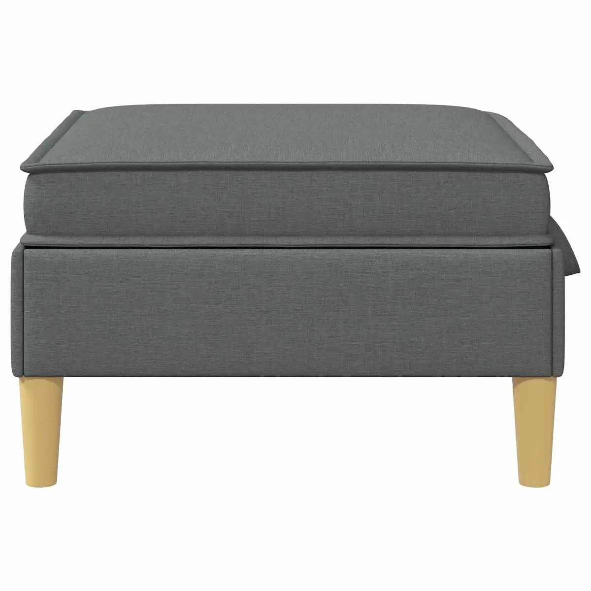 Storage Ottoman Fabric Square Modern Living Room Furniture