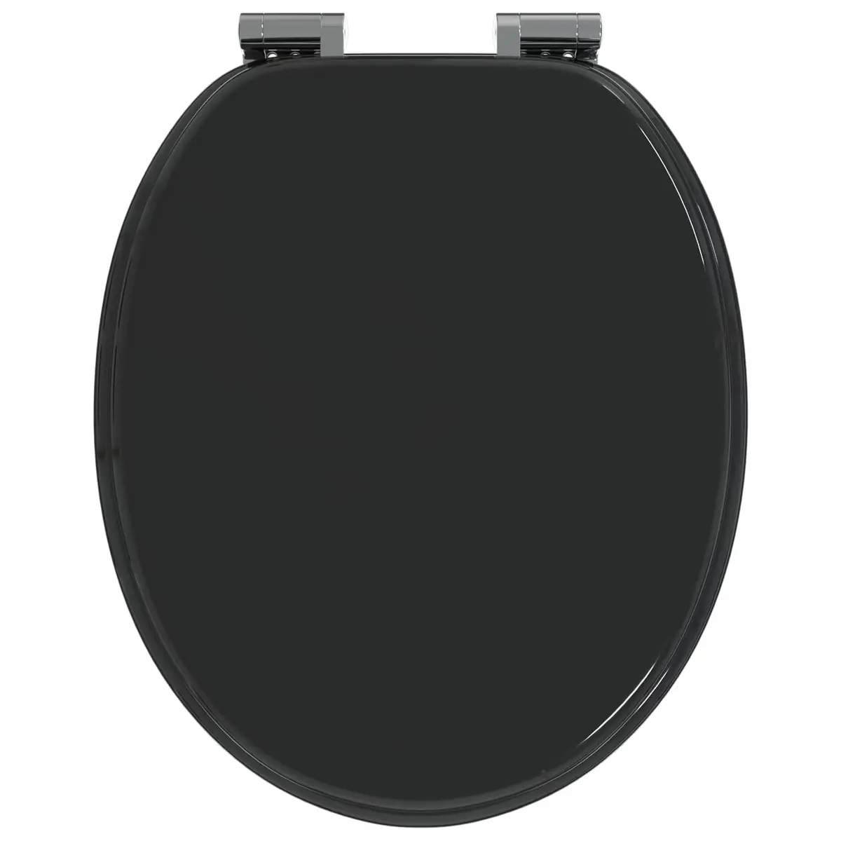 Soft-Close Toilet Seat MDF Board Standard Size Black