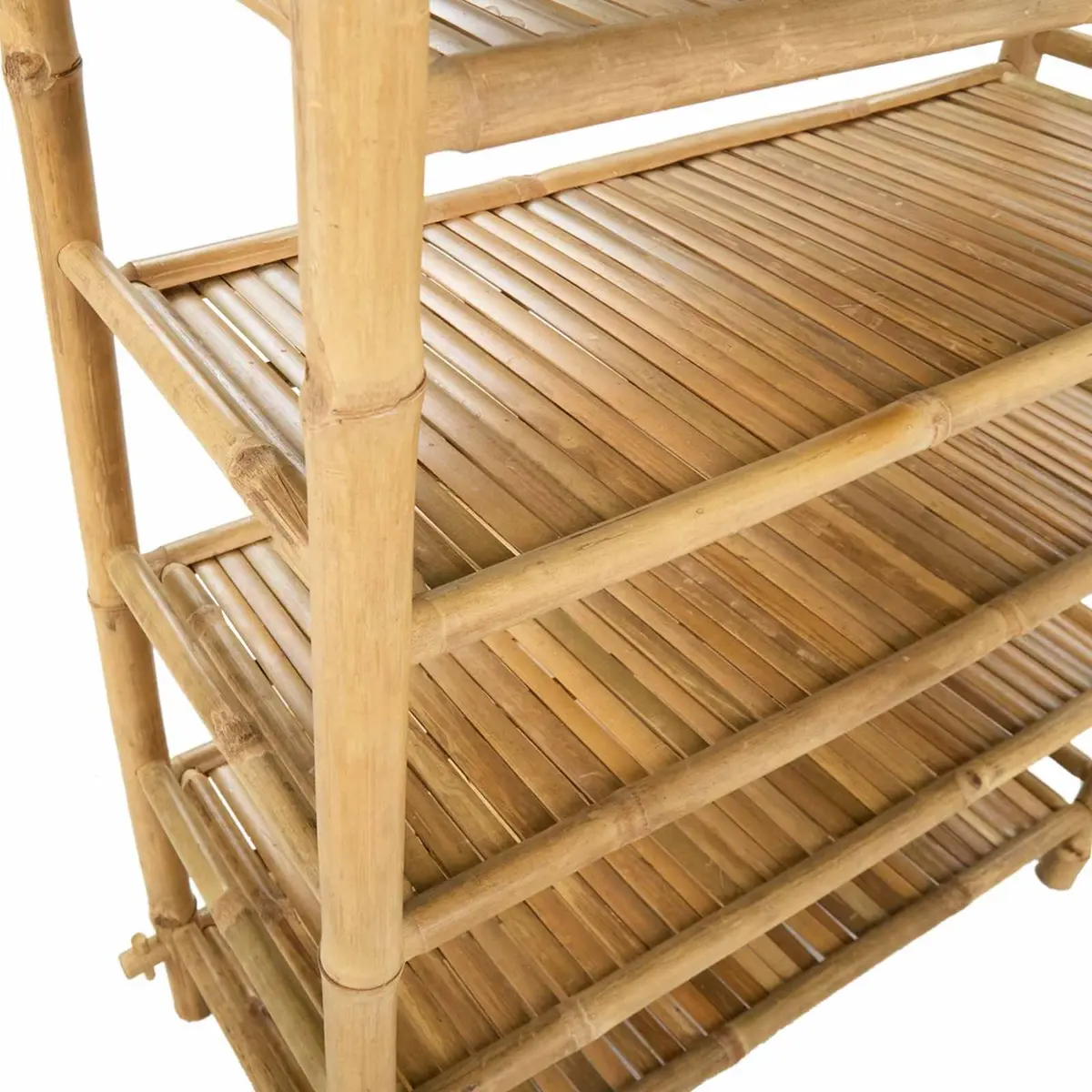 6-Tier Bamboo Shoe Rack for Smart Storage