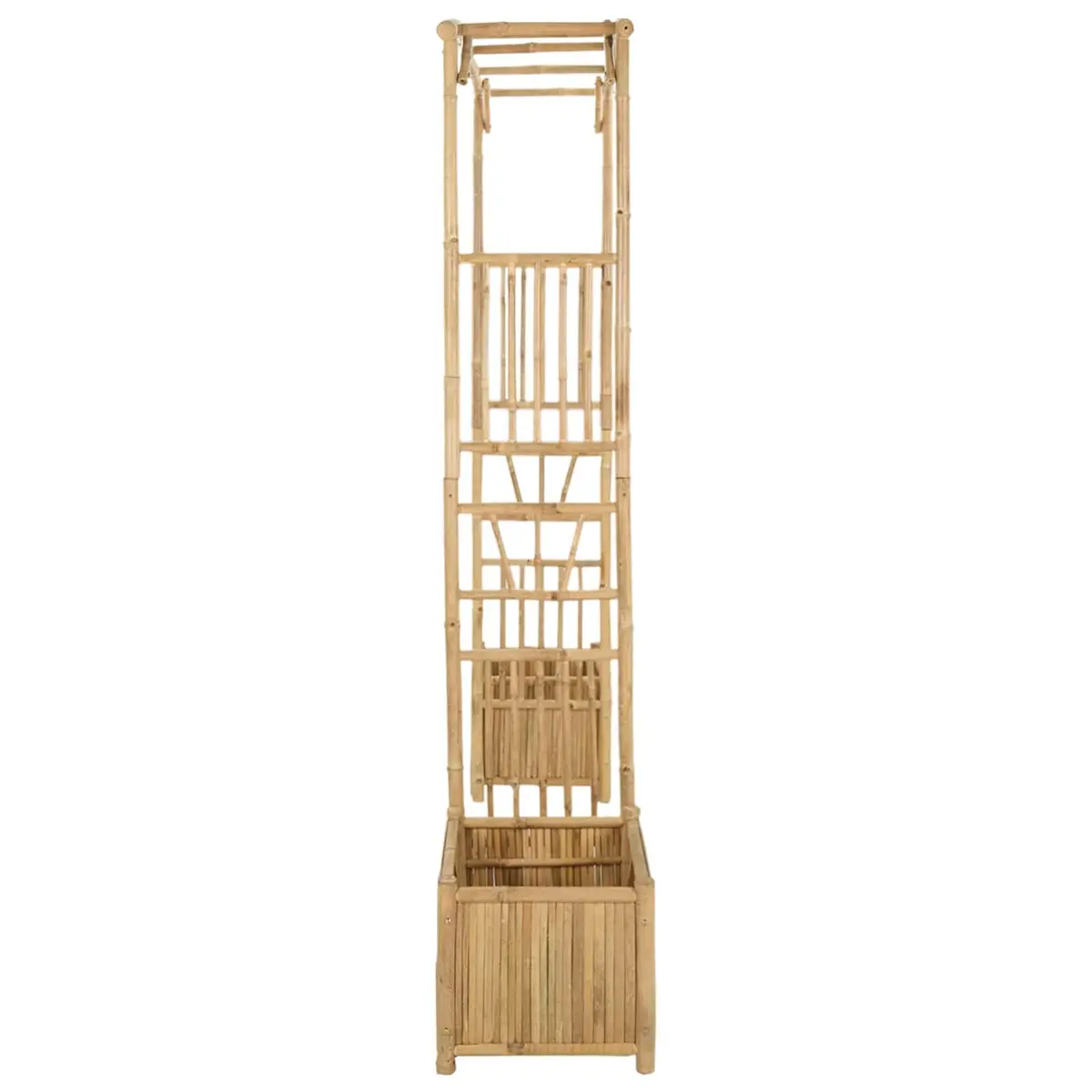 Garden Arch Bamboo 177x40x205cm Brown