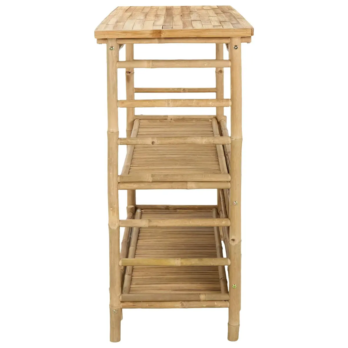 Outdoor Bar Table Bamboo Brown 110 x 50 x 105 cm Modern Garden Patio Furniture