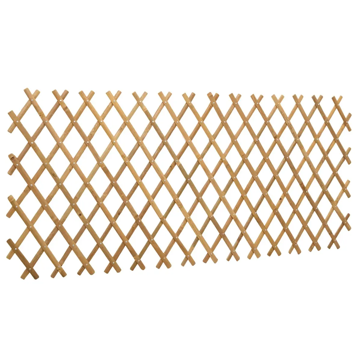 Expandable Bamboo Trellis Fence Panel 100 x 105 cm