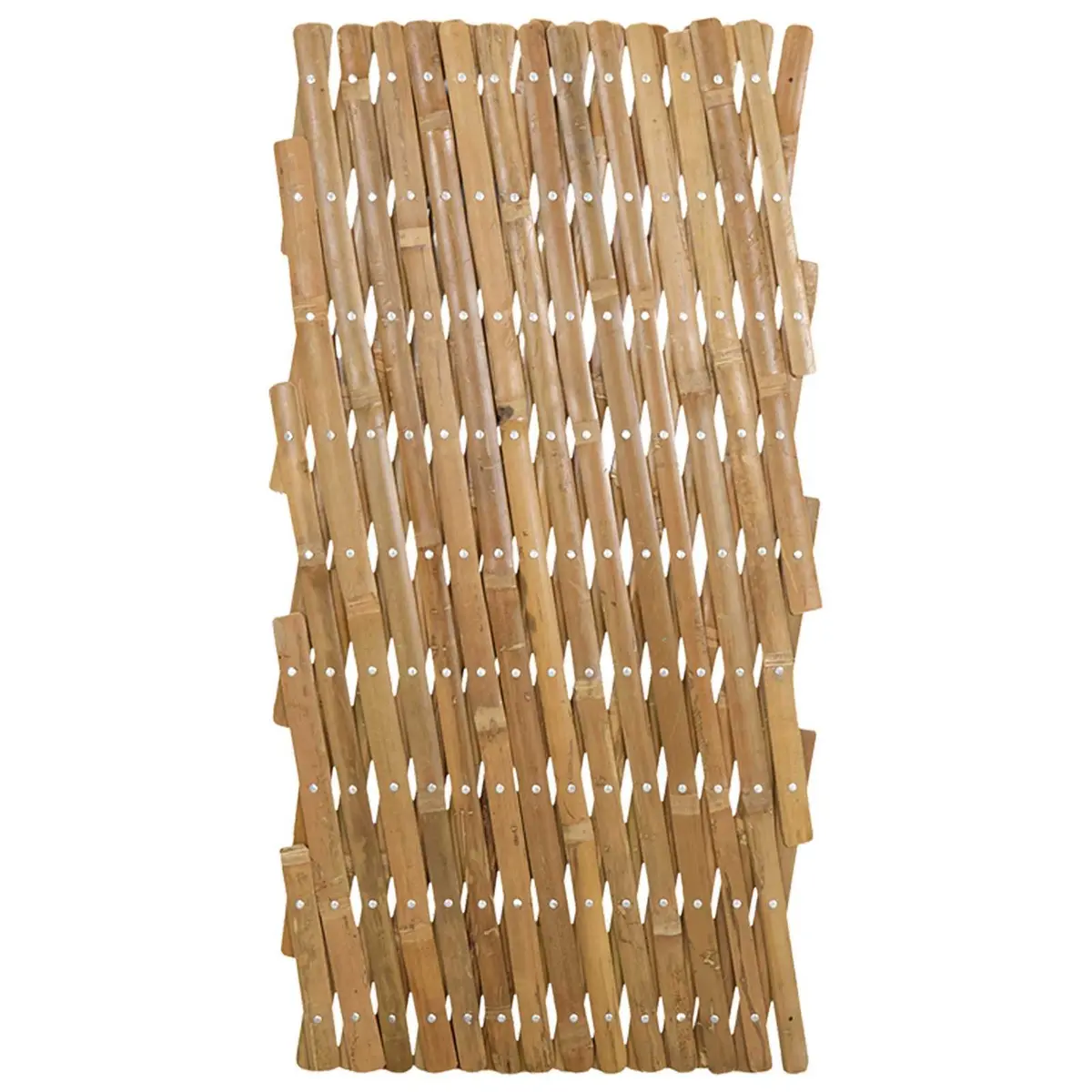 Expandable Bamboo Trellis Fence Panel 100 x 105 cm