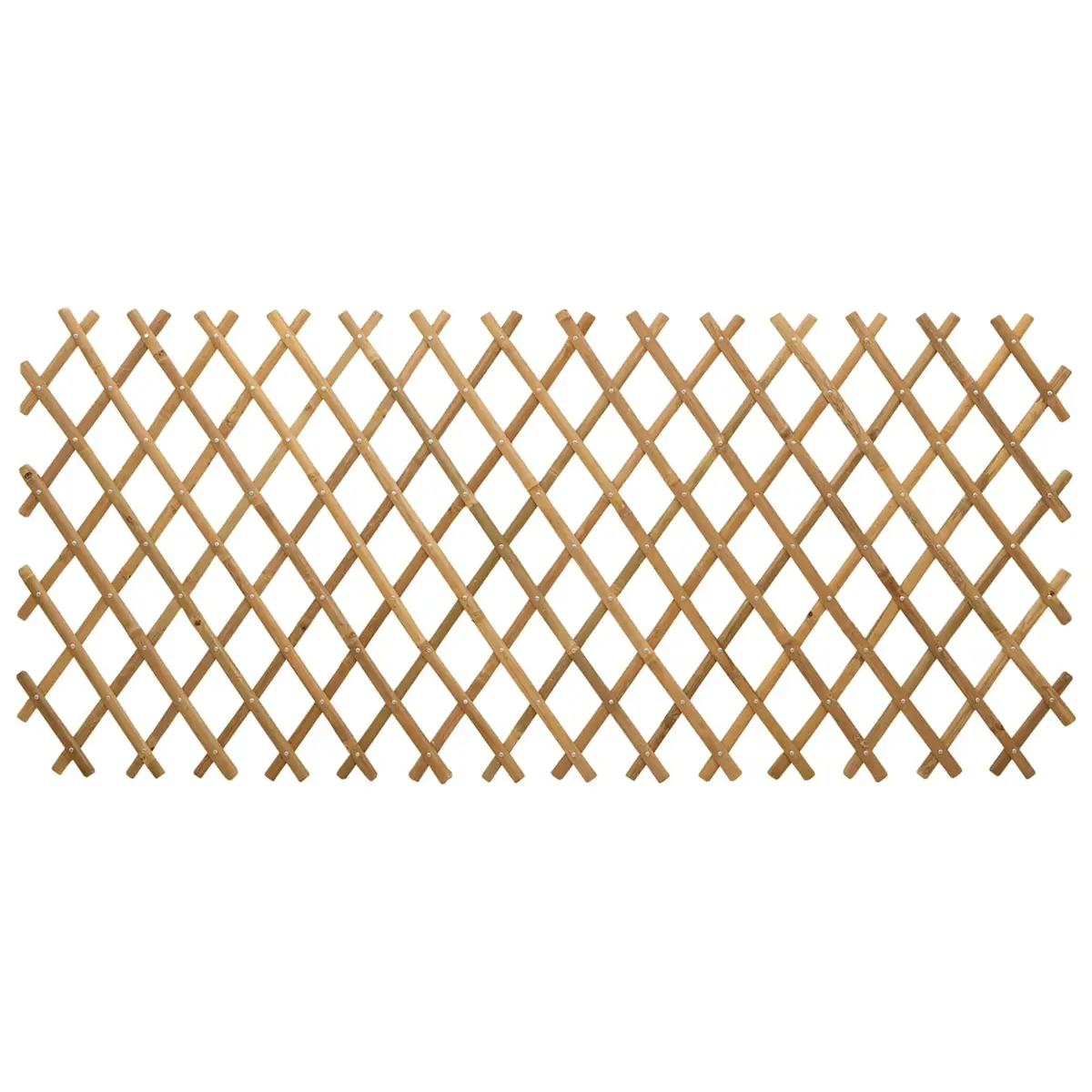 Expandable Bamboo Trellis Fence Panel 100 x 105 cm