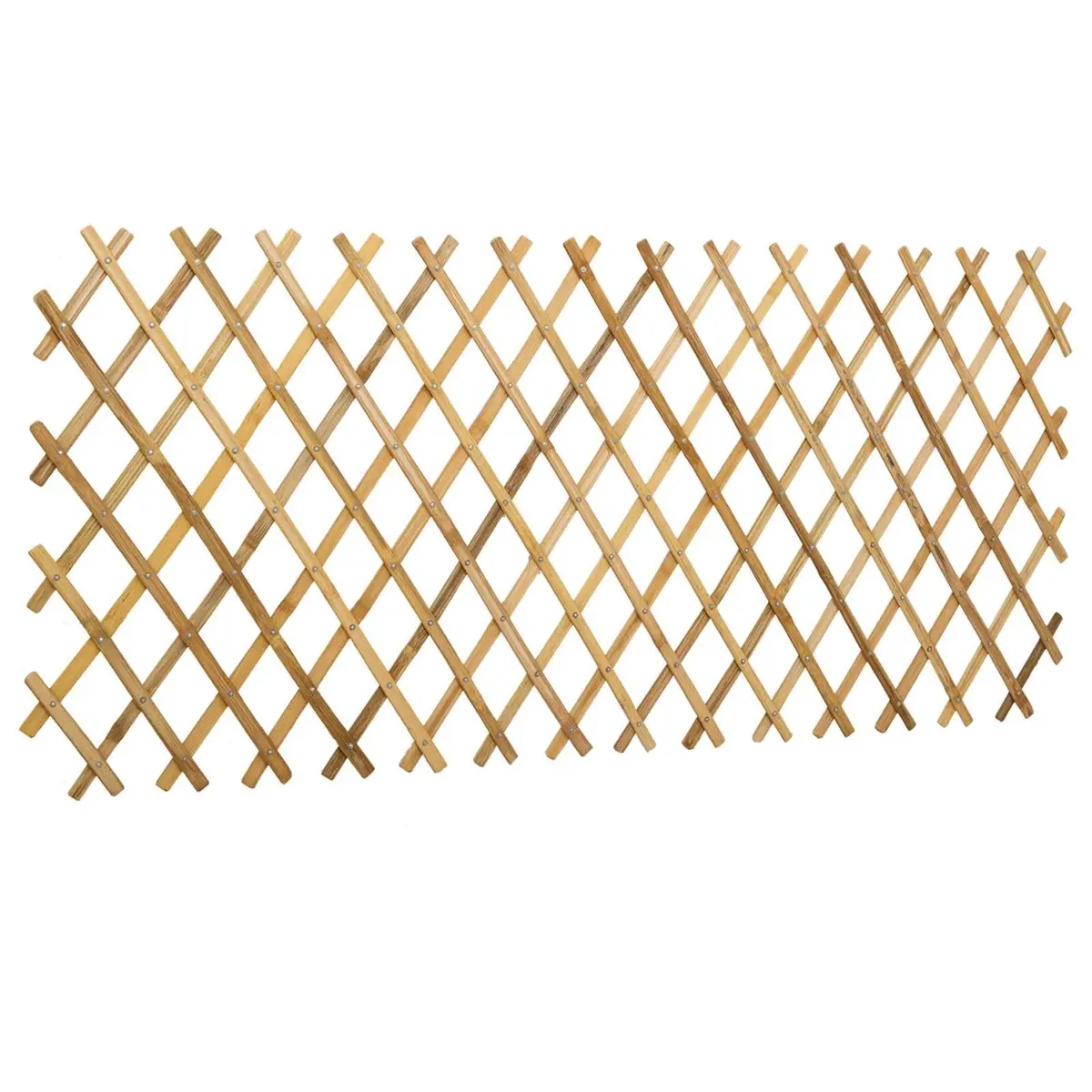 Expandable Bamboo Trellis Fence Panel 100 x 105 cm