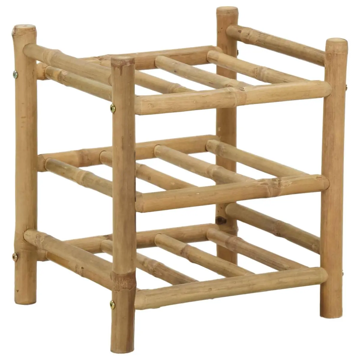Wine Rack Bamboo 32.5 x 29.5 x 36 cm Brown
