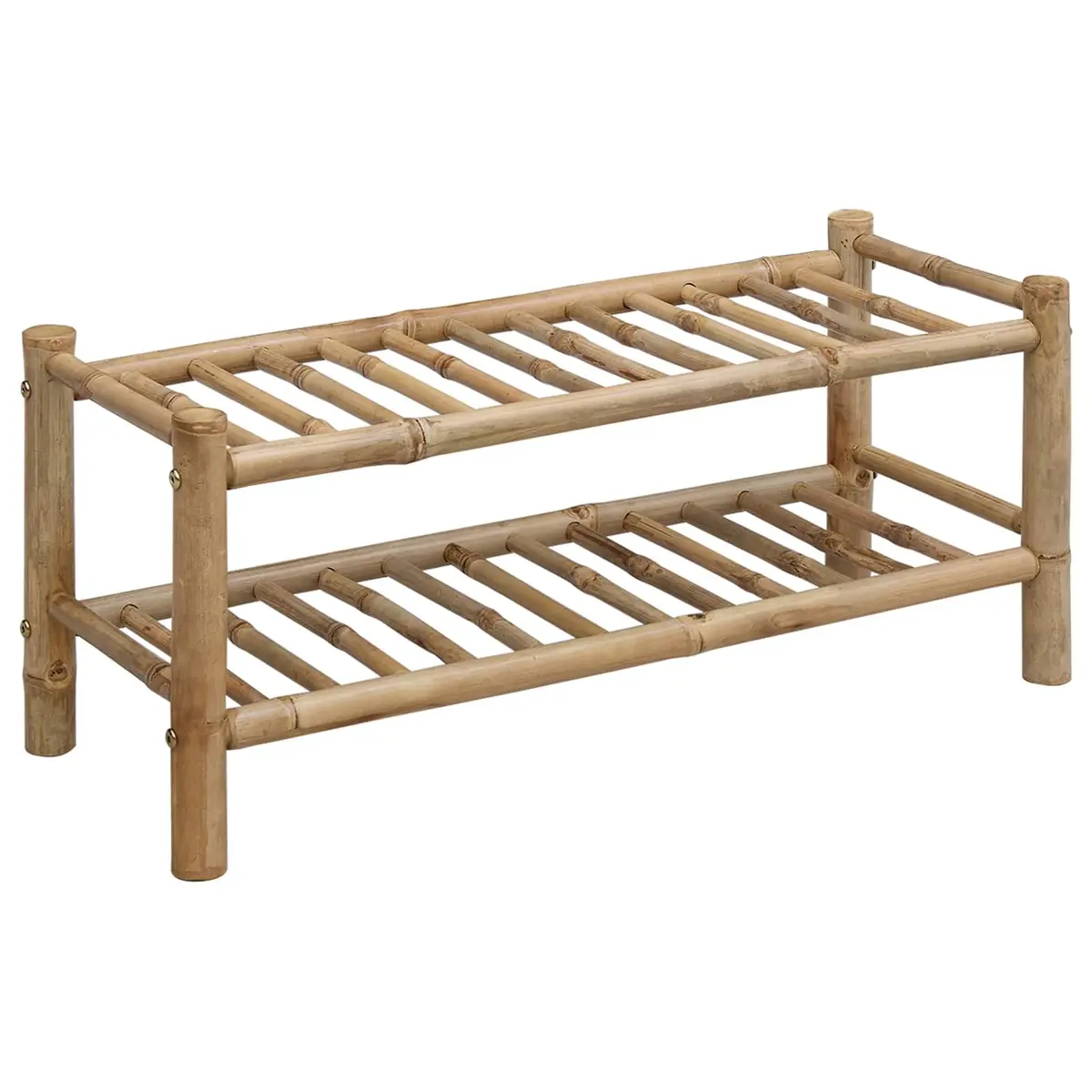 Shoe Rack Bamboo 68 x 28 x 30 cm Natural Brown