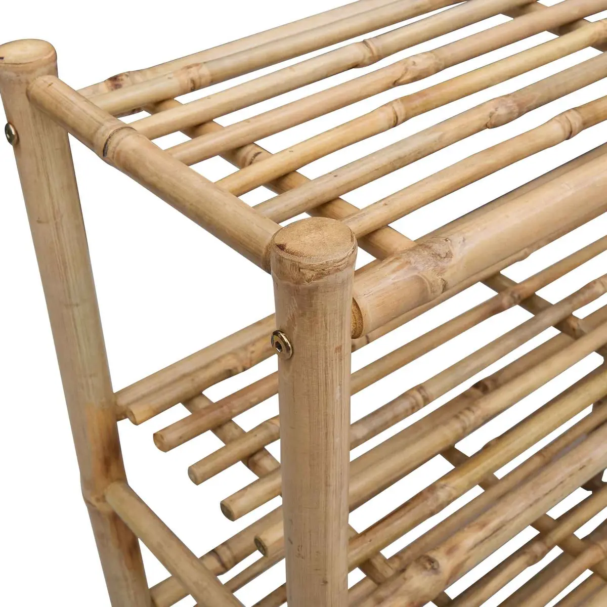 Shoe Rack Bamboo 88 x 27 x 80 cm Brown