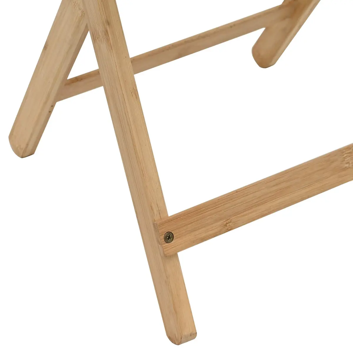 Kitchen Table Folding Bamboo Dining Furniture Space-Saving Rectangular Design