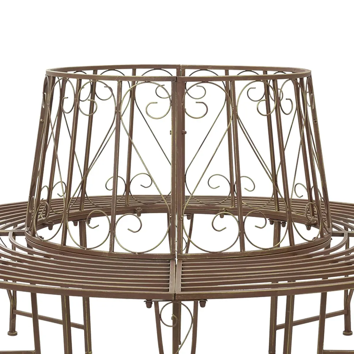 8-Seater Round Tree Bench for Outdoor Spaces