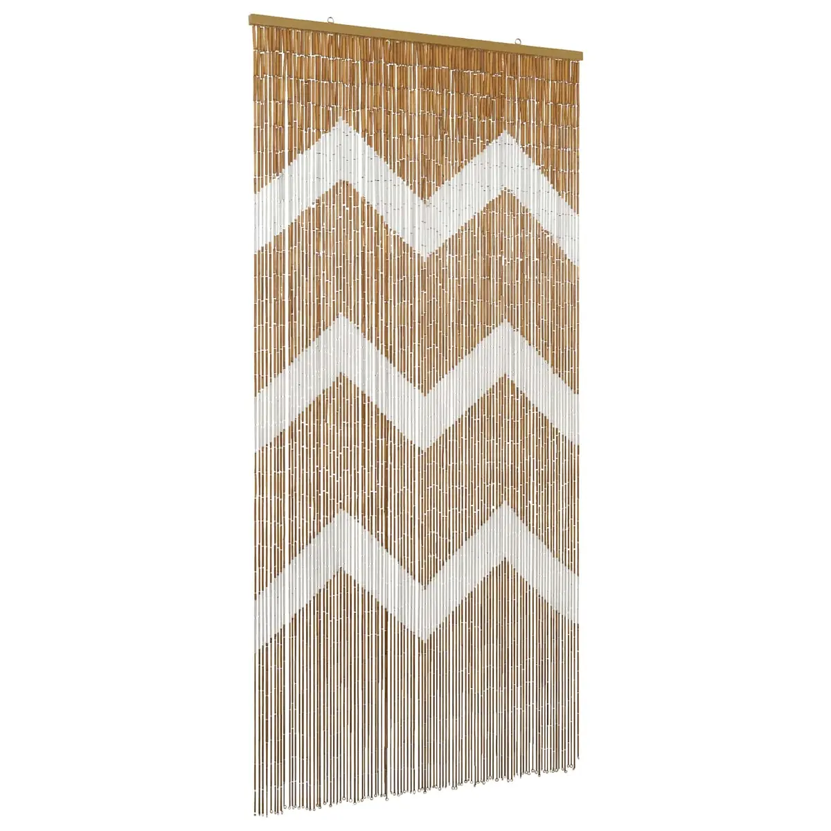Insect Door Curtain Natural Bamboo 200 x 100 cm Multicolour