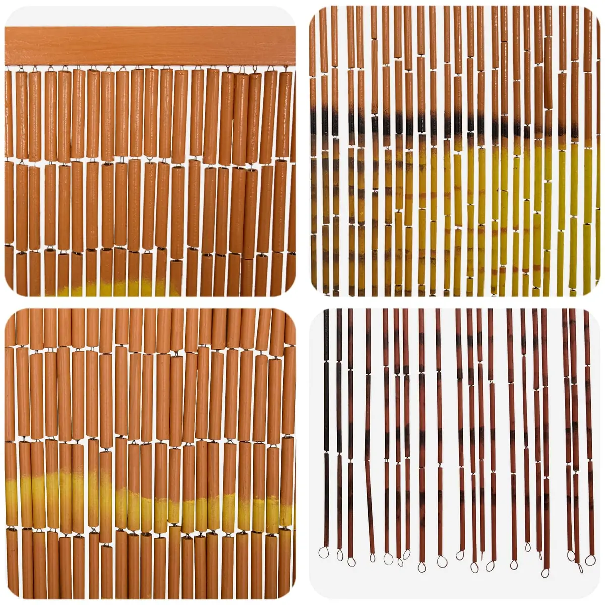 Natural Bamboo Insect Door Curtain 200 x 90 cm