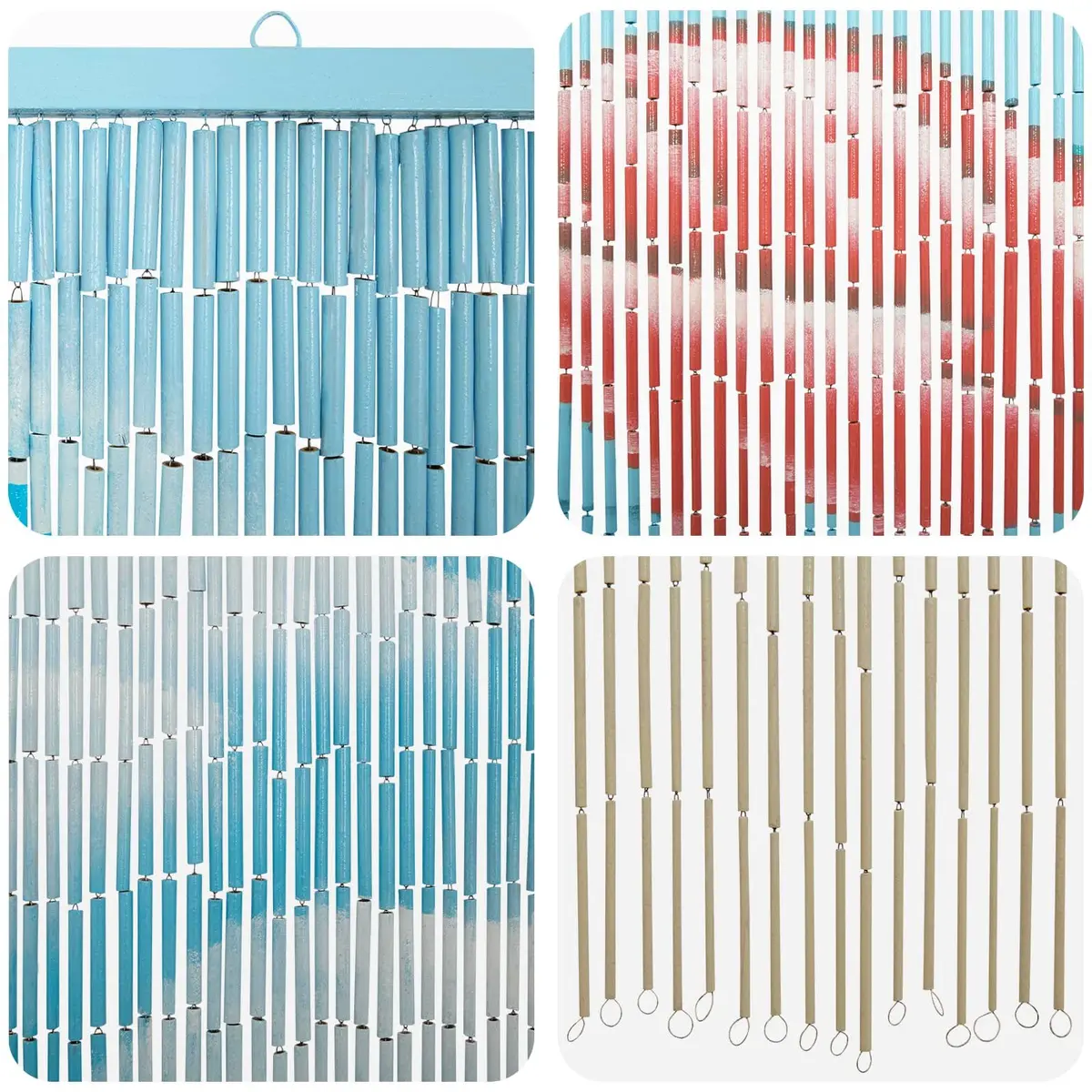 Natural Bamboo Insect Door Curtain 200 x 90 cm