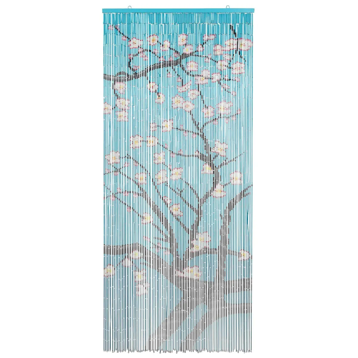 Insect Door Curtain Multicolour 200 x 90 cm Bamboo Strands Window Screen