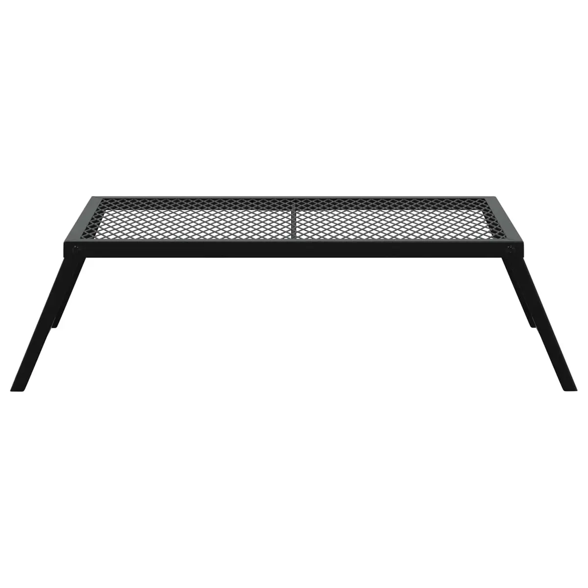 Black Folding Camping Grill for Outdoor Cooking
