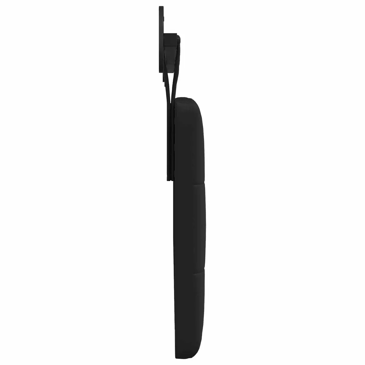 Black Modern Wall-Mounted Hanging Headboard for Comfort