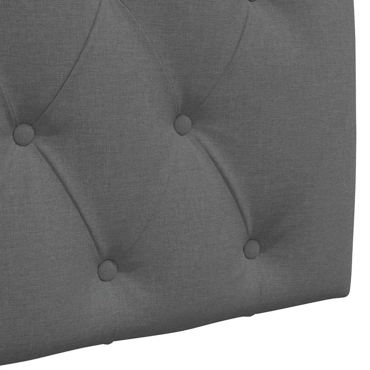 Grey Fabric Wall-Mounted Hanging Headboard