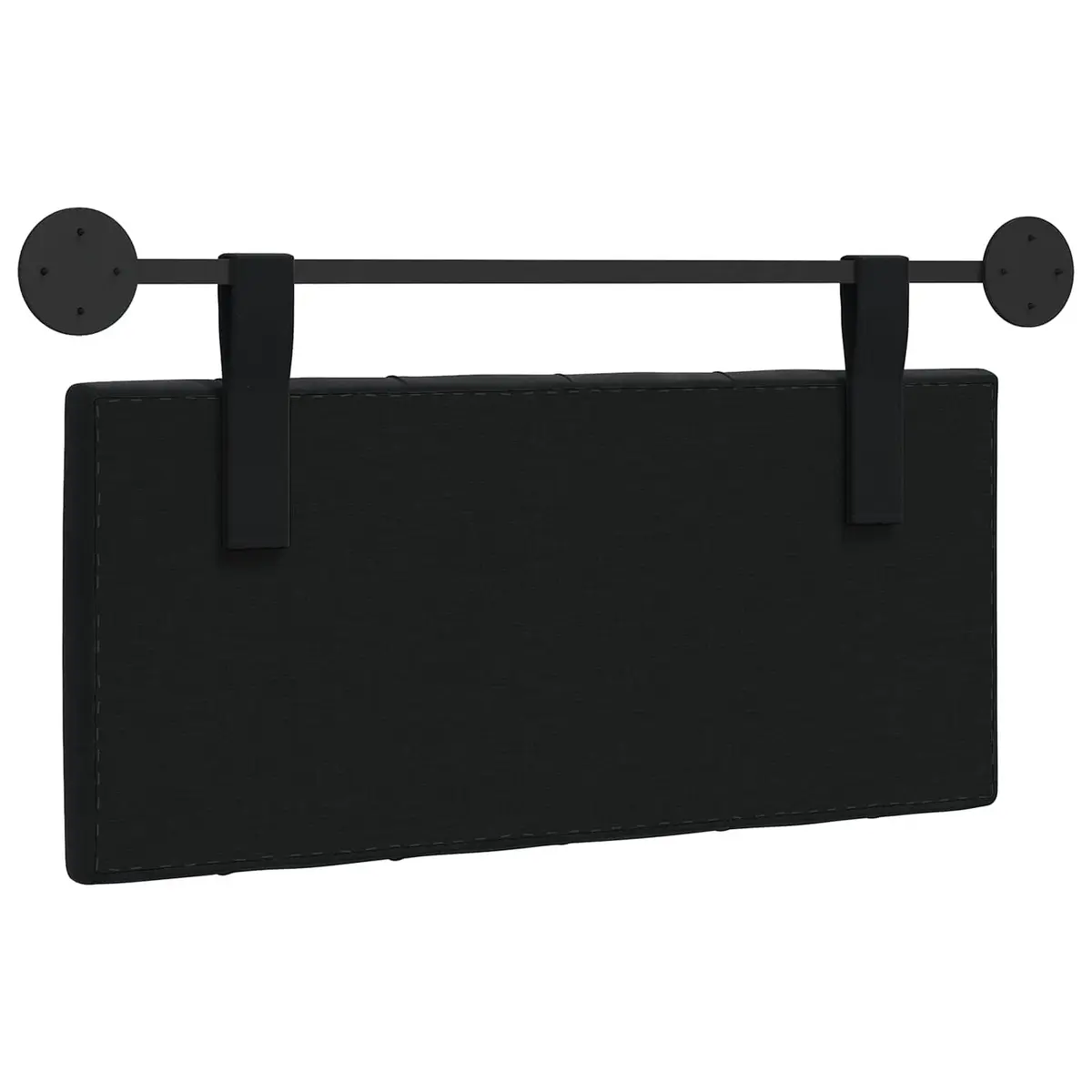 Velvet Hanging Headboard with Integrated LED Light