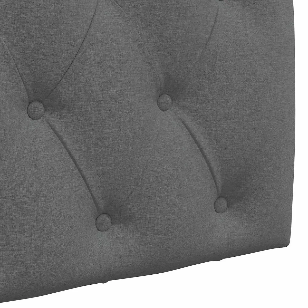 Grey Fabric Hanging Headboard for Wall Mounting