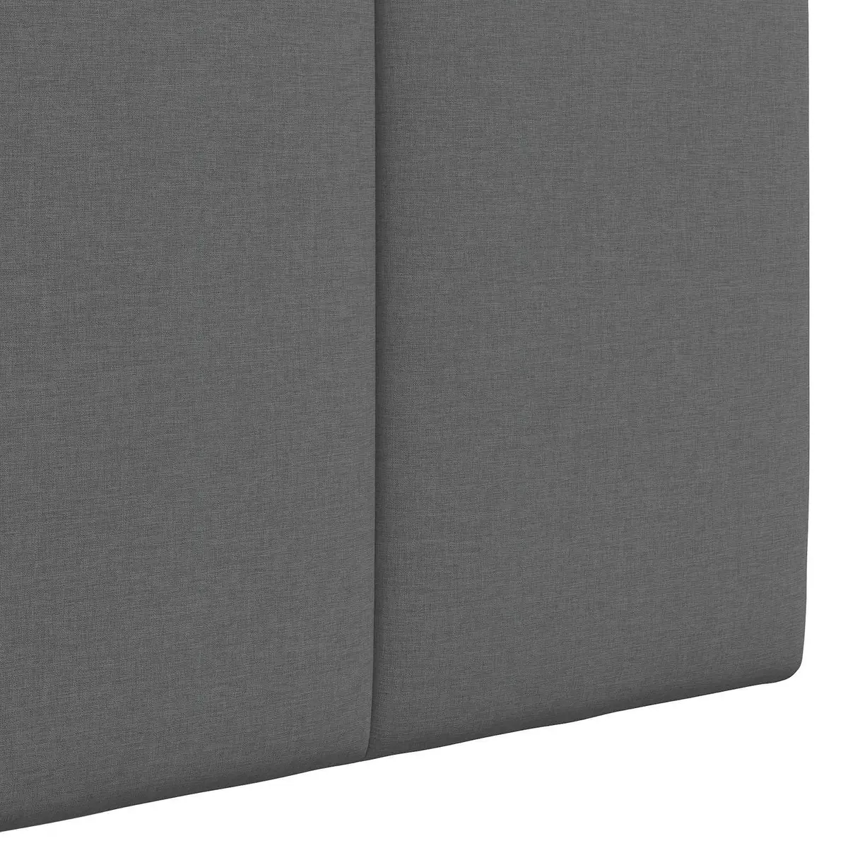 Hanging Headboard Polyester Fabric Dark Grey Wall-Mounted Bedroom Decor