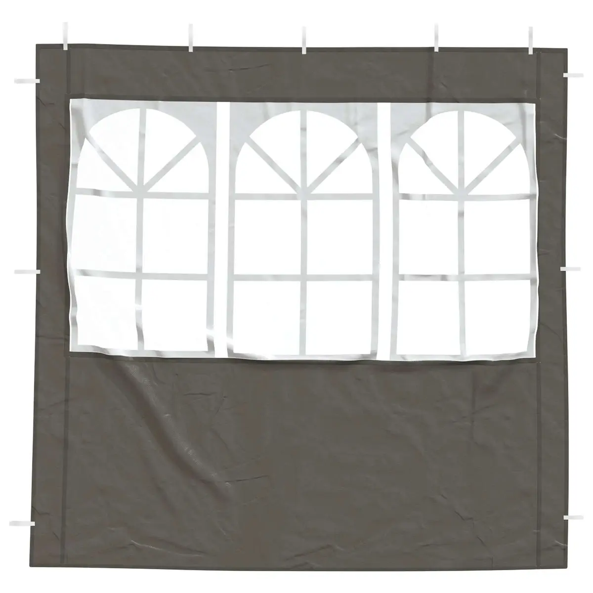 Party Tent Sidewall PE 200 x 195 cm Anthracite Steel