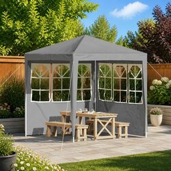Durable Outdoor Party Tent Sidewalls 2pcs Steel Panels