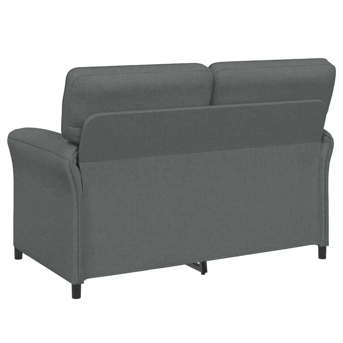 Sofa Metal Frame Foam Cushions Grey