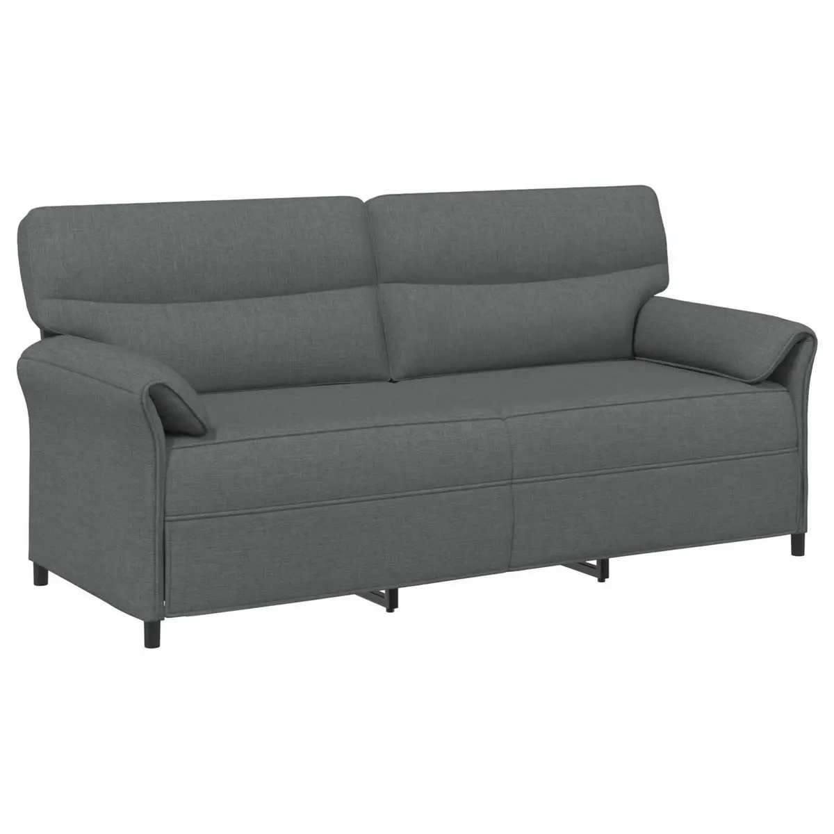 Sofa Metal Frame Foam Cushions Grey Indoor Lounge Seat