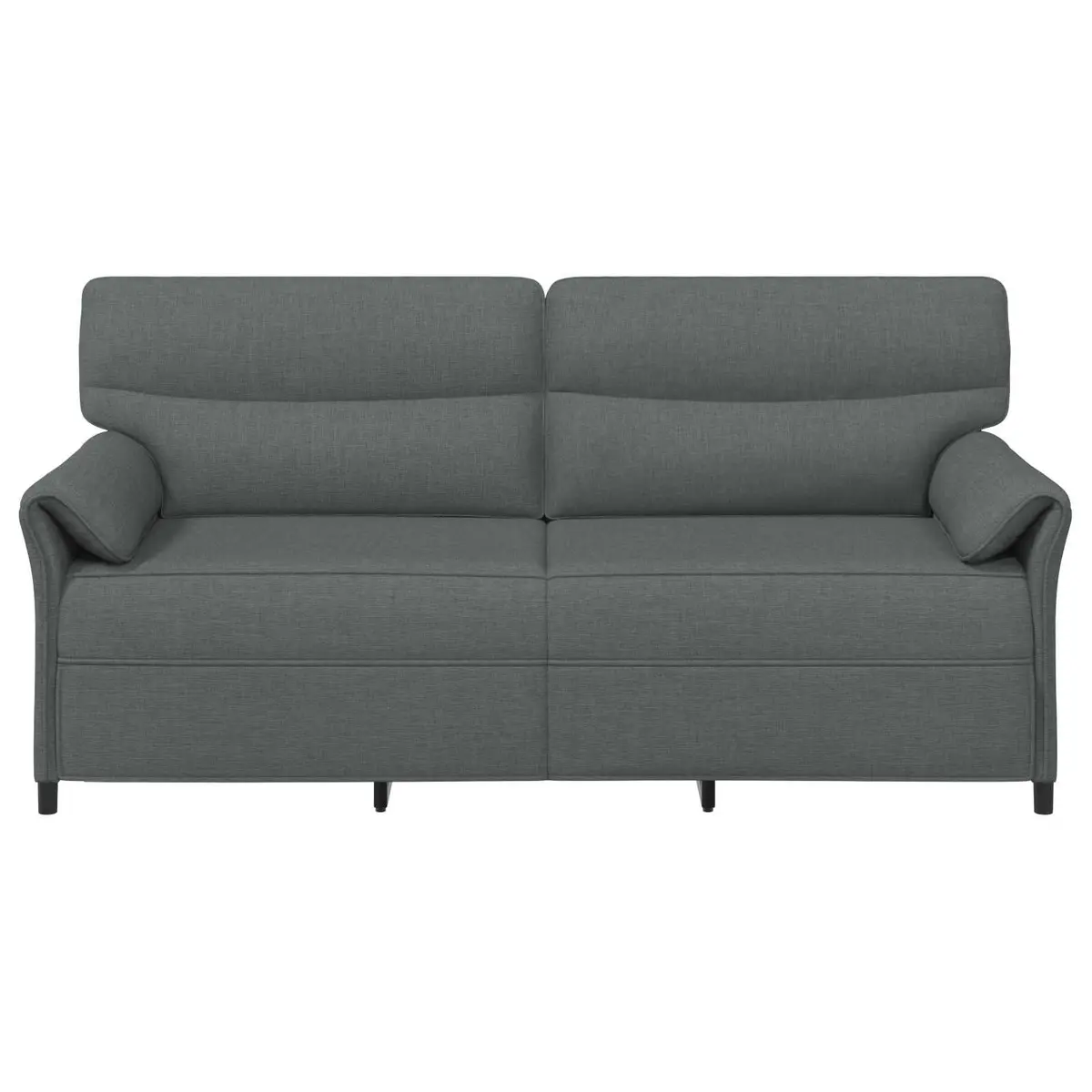 Sofa Metal Frame Foam Cushions Grey Indoor Lounge Seat