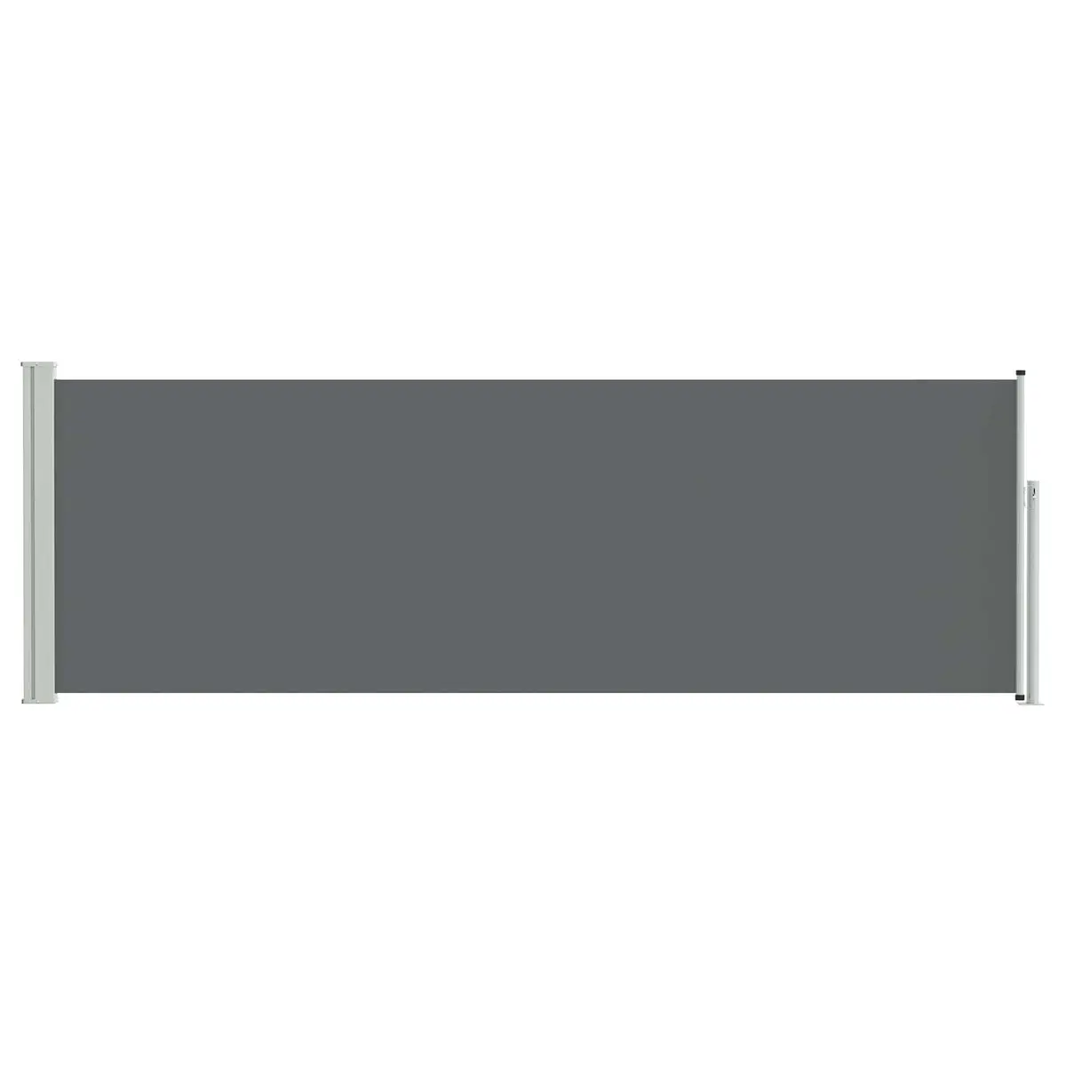 Retractable Side Awning Polyester 300 x 100 cm Anthracite