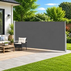 Premium Retractable Side Awning 200 x 500 cm for Outdoor Shade