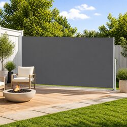 Premium Retractable Side Awning 180 x 600 cm for Outdoor Use