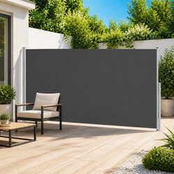Durable 200 x 600 cm Retractable Side Awning for Outdoor Spaces