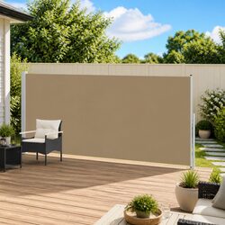 Durable Retractable Side Awning 220 x 600 cm for Outdoor Spaces