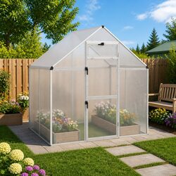 Large Silver Outdoor Bird Cage for Secure Living