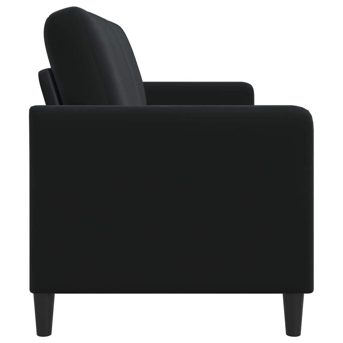 Black Sofa with Lift-Up Storage for Living Room