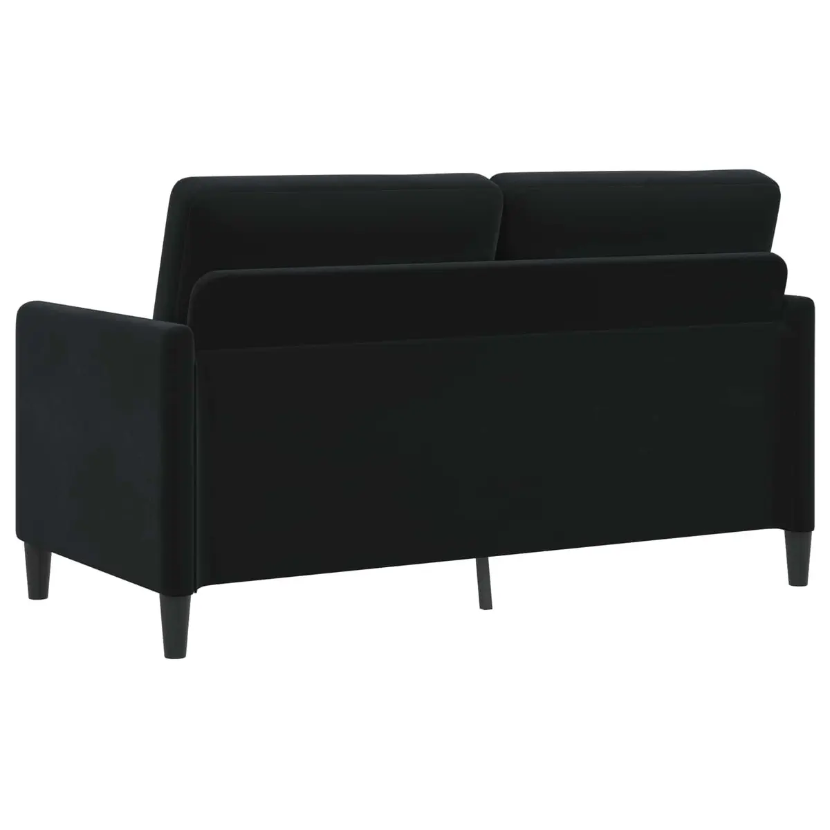 Black Sofa with Lift-Up Storage for Living Room