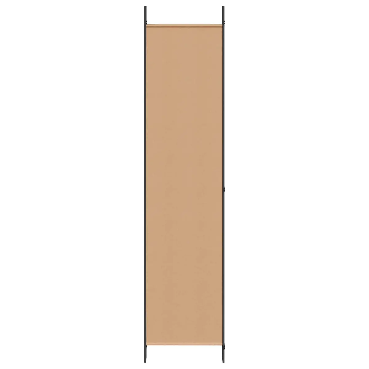 Room Divider 6-Panel Folding Screen Beige 300 x 220 cm Fabric Privacy Partition