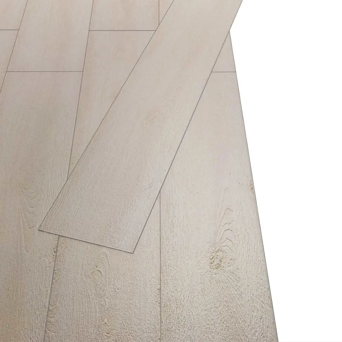 Self-Adhesive PVC Flooring Planks, 18 Pack