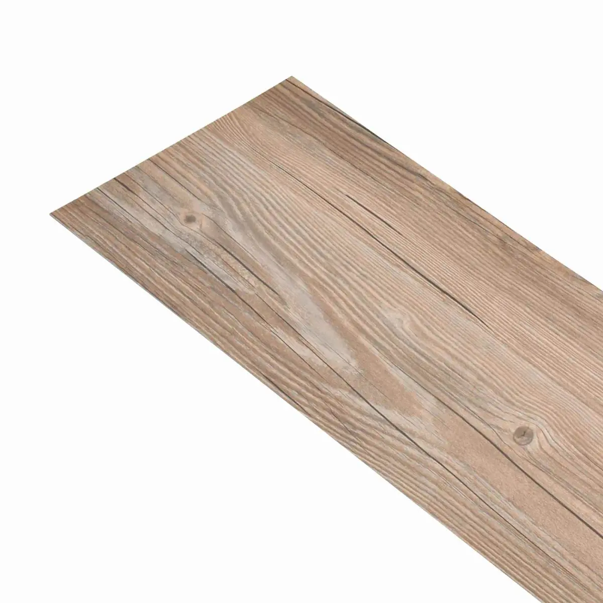 Self-Adhesive PVC Flooring Planks 18 pcs Brown Indoor Floor Tiles 5.26 m²