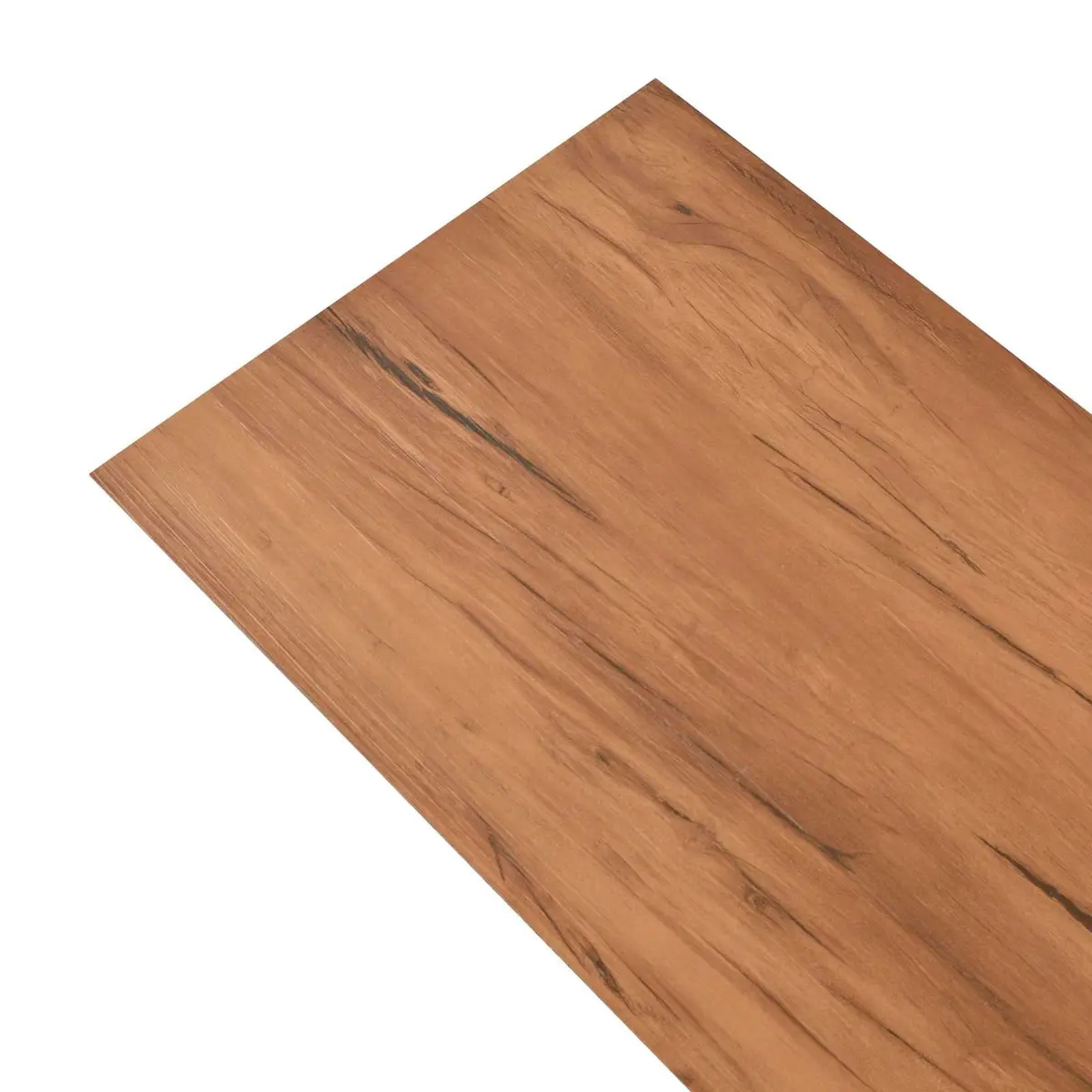 Self-Adhesive PVC Flooring Planks 18 Pieces Brown Indoor Floor Covering 5.26 m²