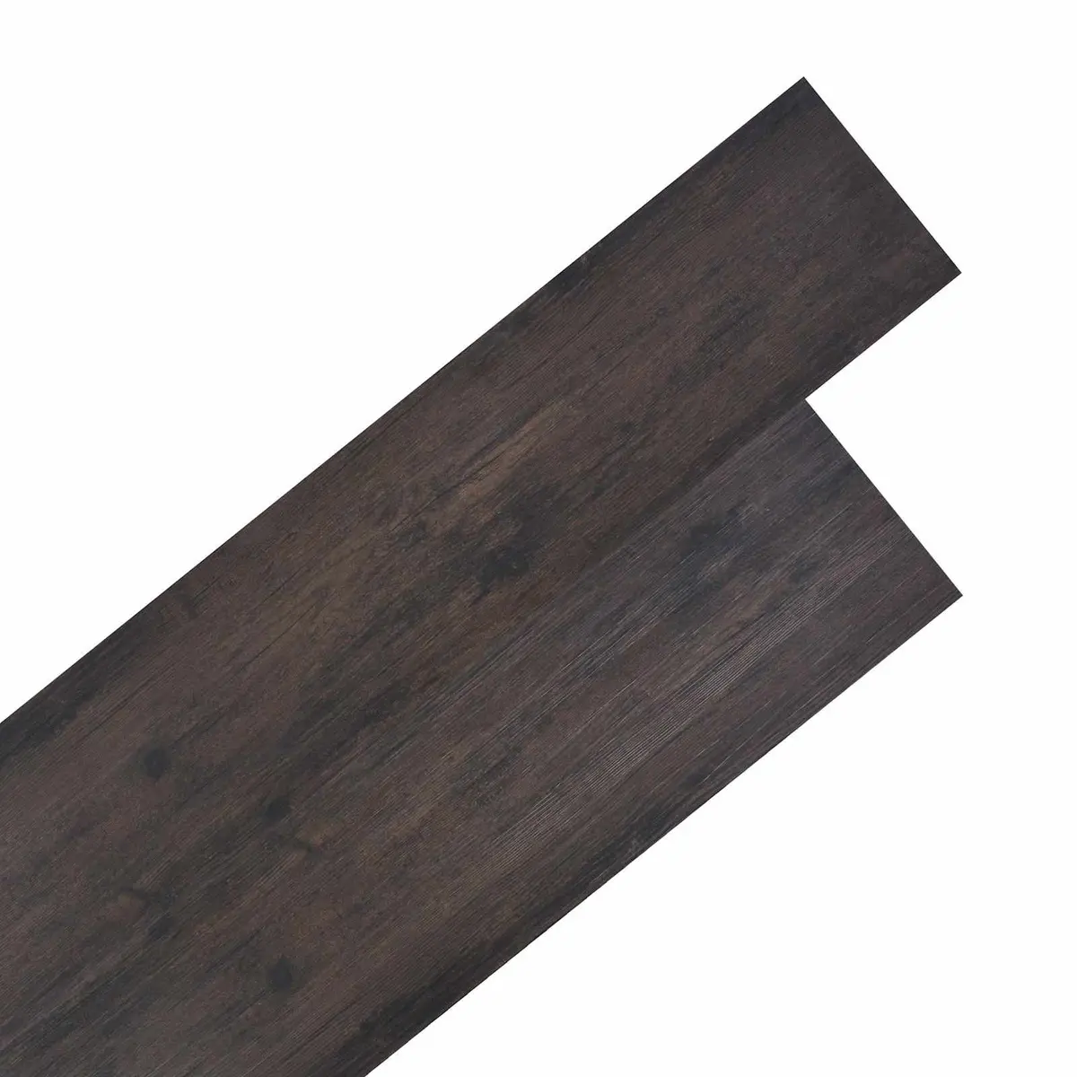 PVC Flooring Planks 18 Pieces Dark Grey Indoor Home Floor Tiles