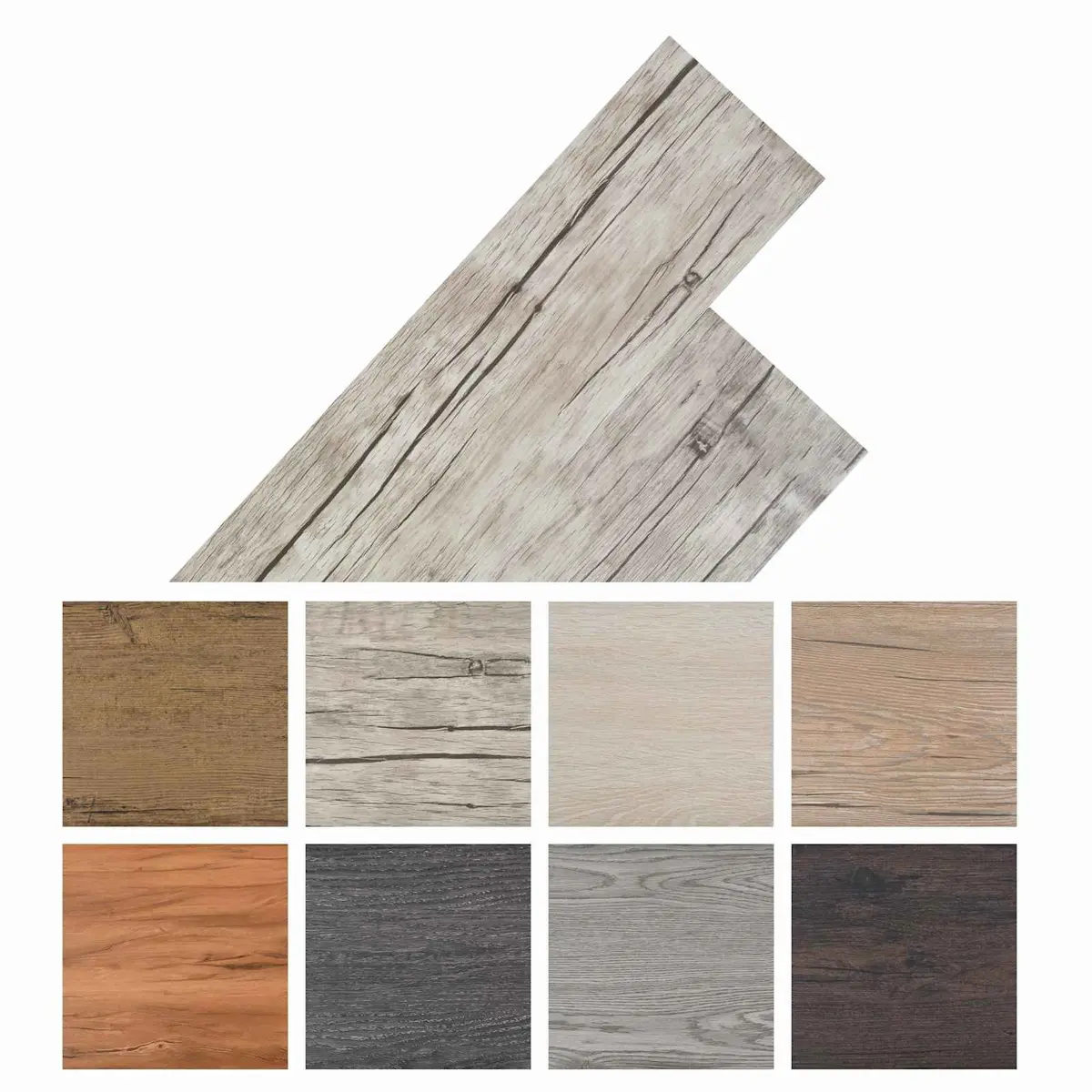 Self-Adhesive PVC Flooring Planks 5.02m²