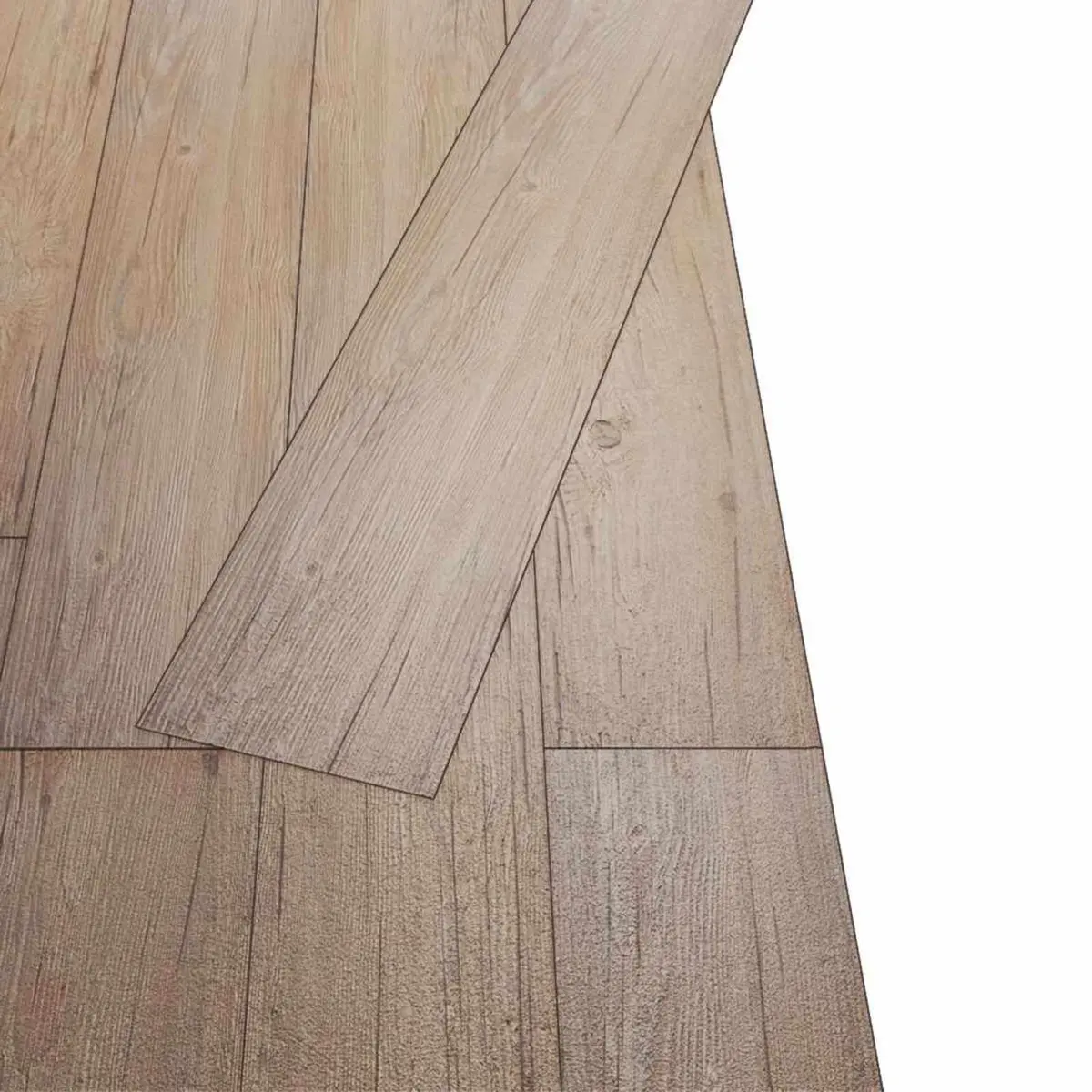 Oak Brown Self-Adhesive PVC Flooring Planks