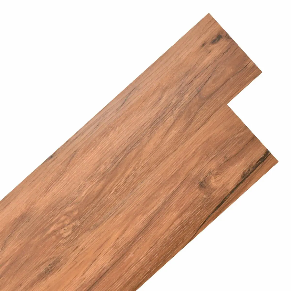 Self-Adhesive PVC Flooring Planks in Brown